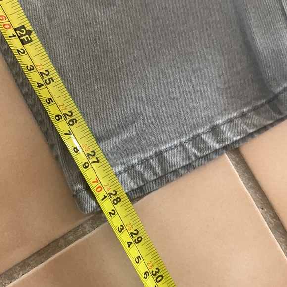 Cat & Jack straight leg grey denim pants with adjustable waist - Picture 5 of 6